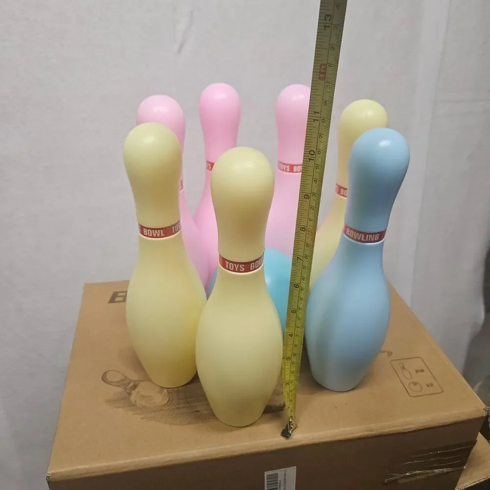 Kids Light up Bowling Ball Toys Set Bowling Pins Toy Game *Incomplete Set*